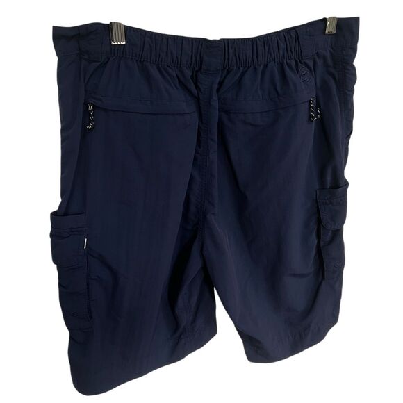 Magellan Outdoors Men's Cargo‎ Shorts - Navy - Picture 1 of 7